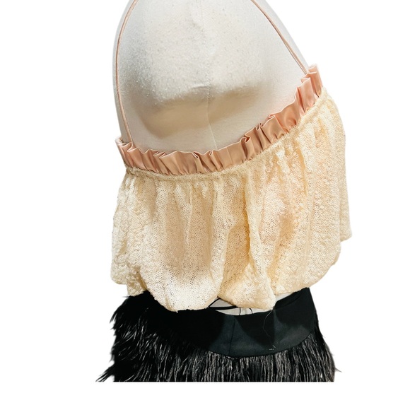 Anthropologie Sunday In Brooklyn Sequins and Ruffle Crop Top Size Small NWT - Picture 4 of 6